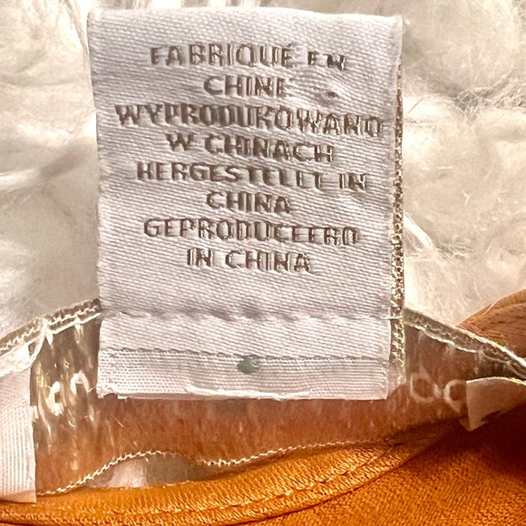 House of Harlow Women’s Copper Satin Ruched Slip Dress w/ Asymmetric Hem! Sz S! - Picture 3 of 5